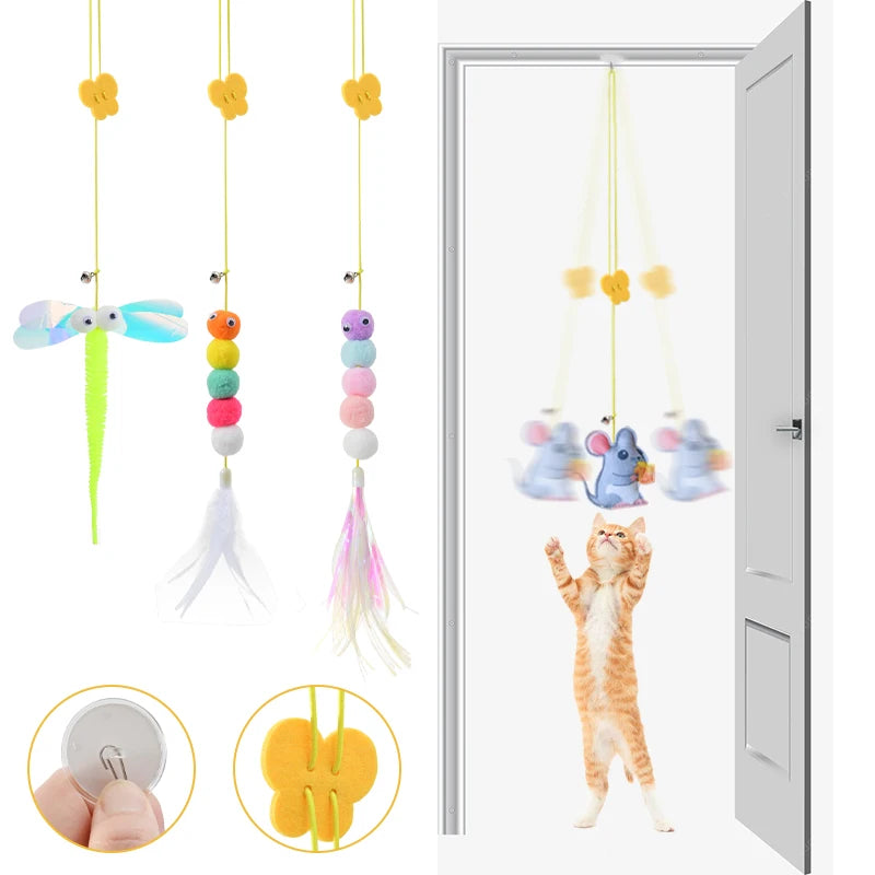 Elastic Swinging Cat Toy